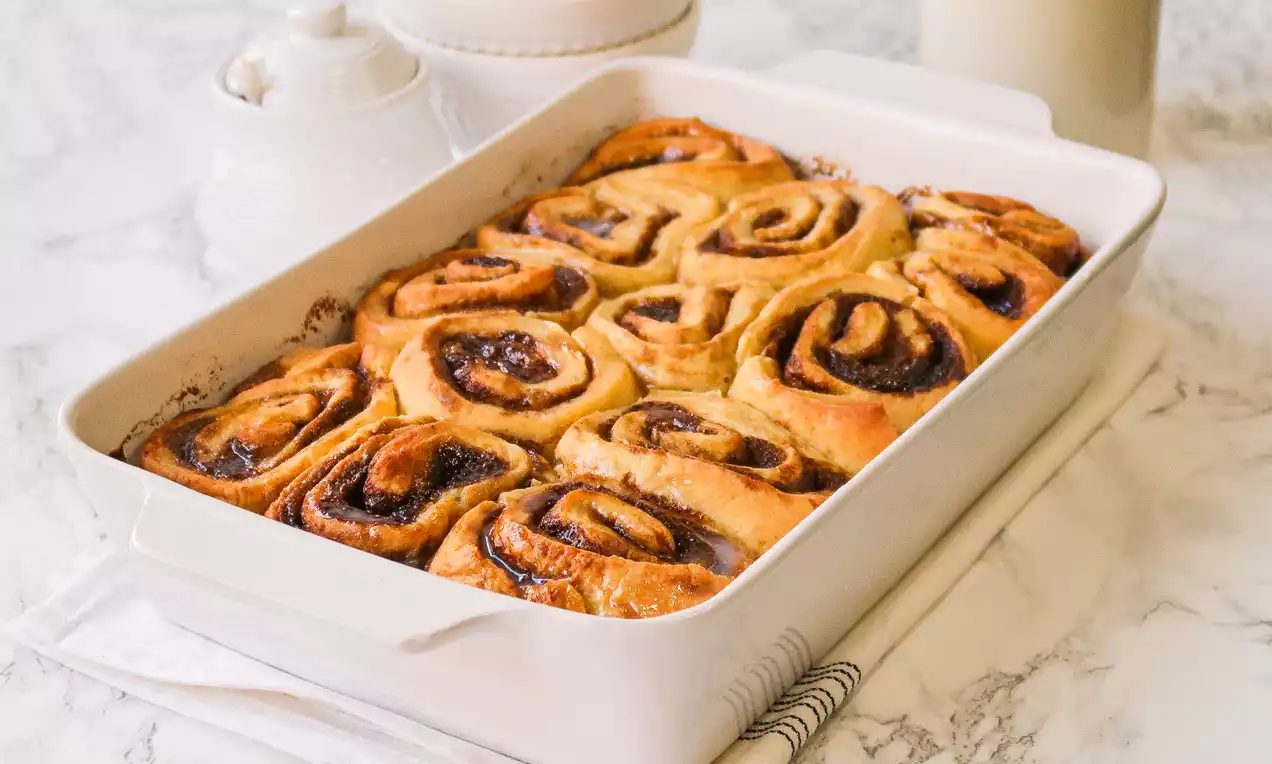 Pão doce com canela